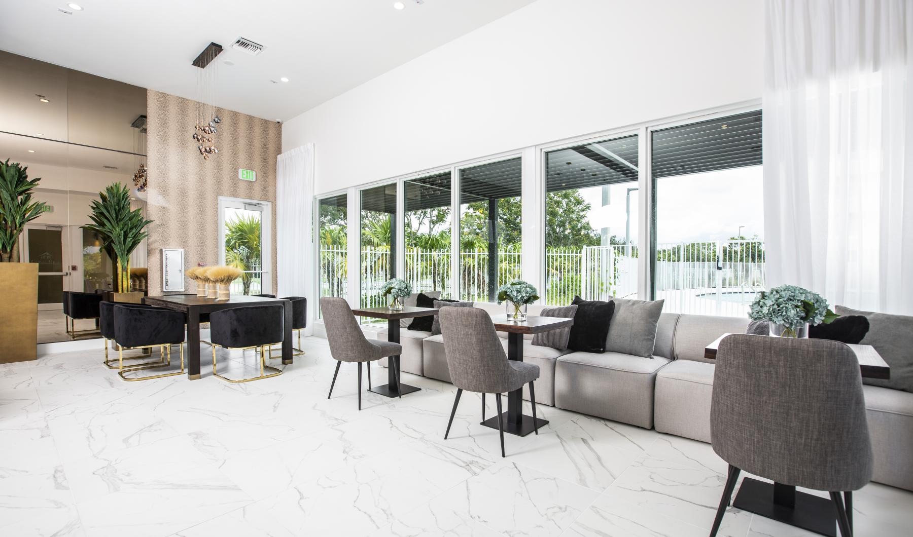 large event room with natural lighting